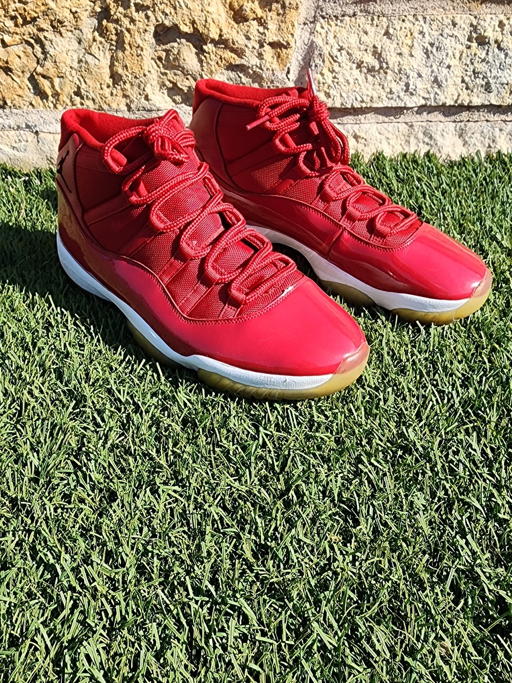 ALL Red Air Jordan Retro 11 "Win Like 96" Sneakers